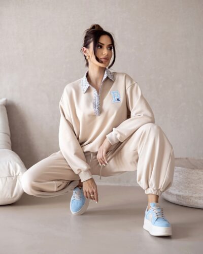 by o la la...! błękitna bluza