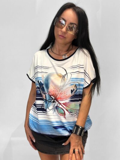 jakmor t shirt z nadrukiem kwiatowym