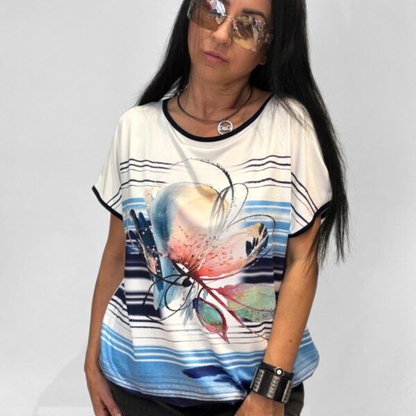 jakmor t shirt z nadrukiem kwiatowym