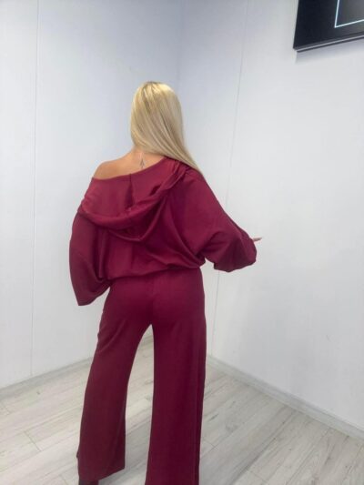 paparazzi fashion komplet dresowy brilliant brands bordowy